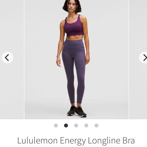 lululemon athletica Deep Purple Crisscross Sports Bra - Picture 10 of 14